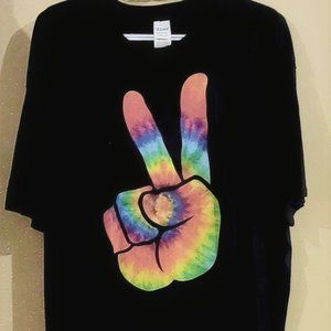 Tie Dye Peace Sign T-Shirt